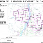 Columbia Belle - claim map Columbia Belle - claim map