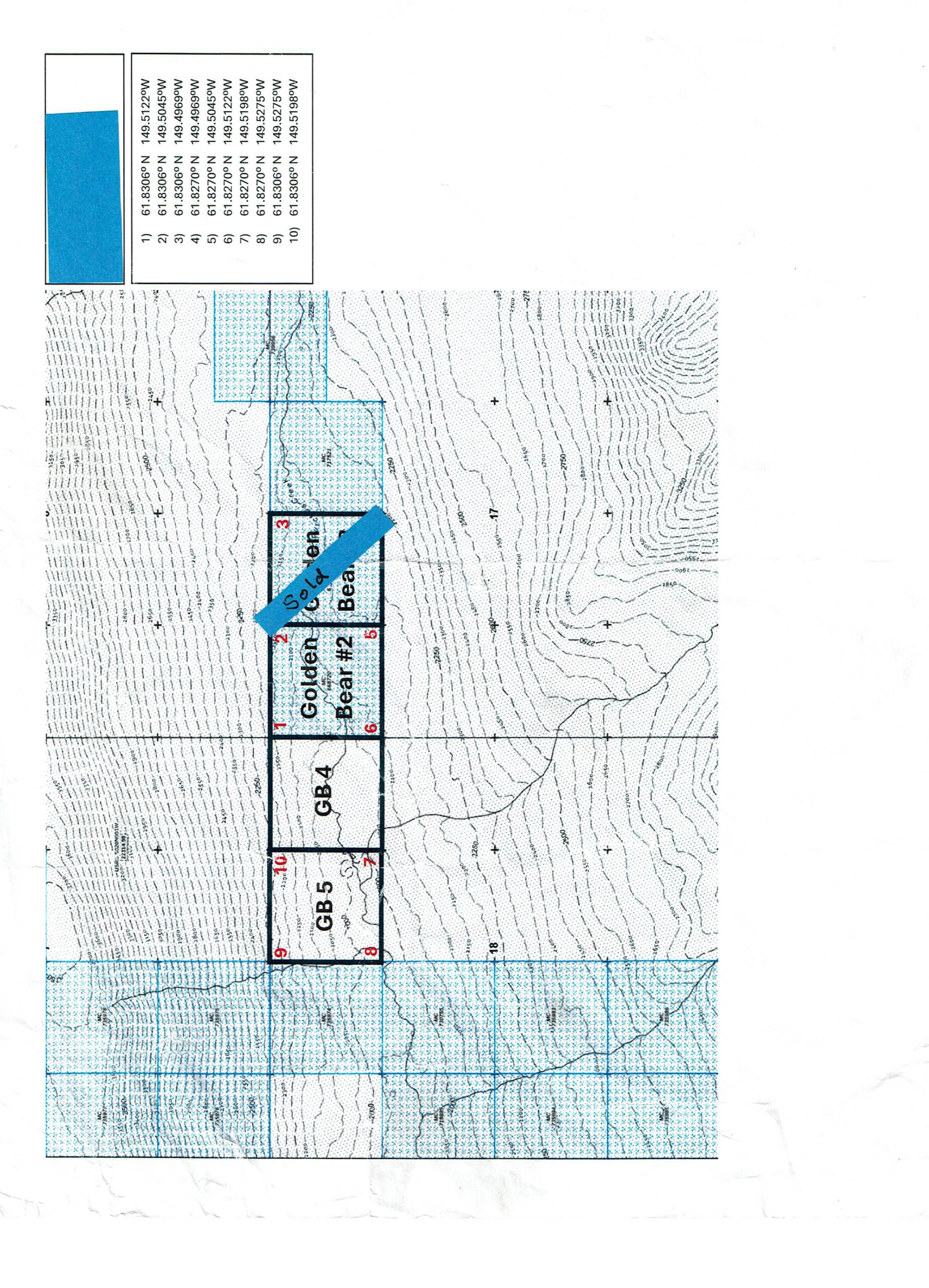 Gold Mine Hatcher Pass, Alaska – 120 acres on Purches Creek