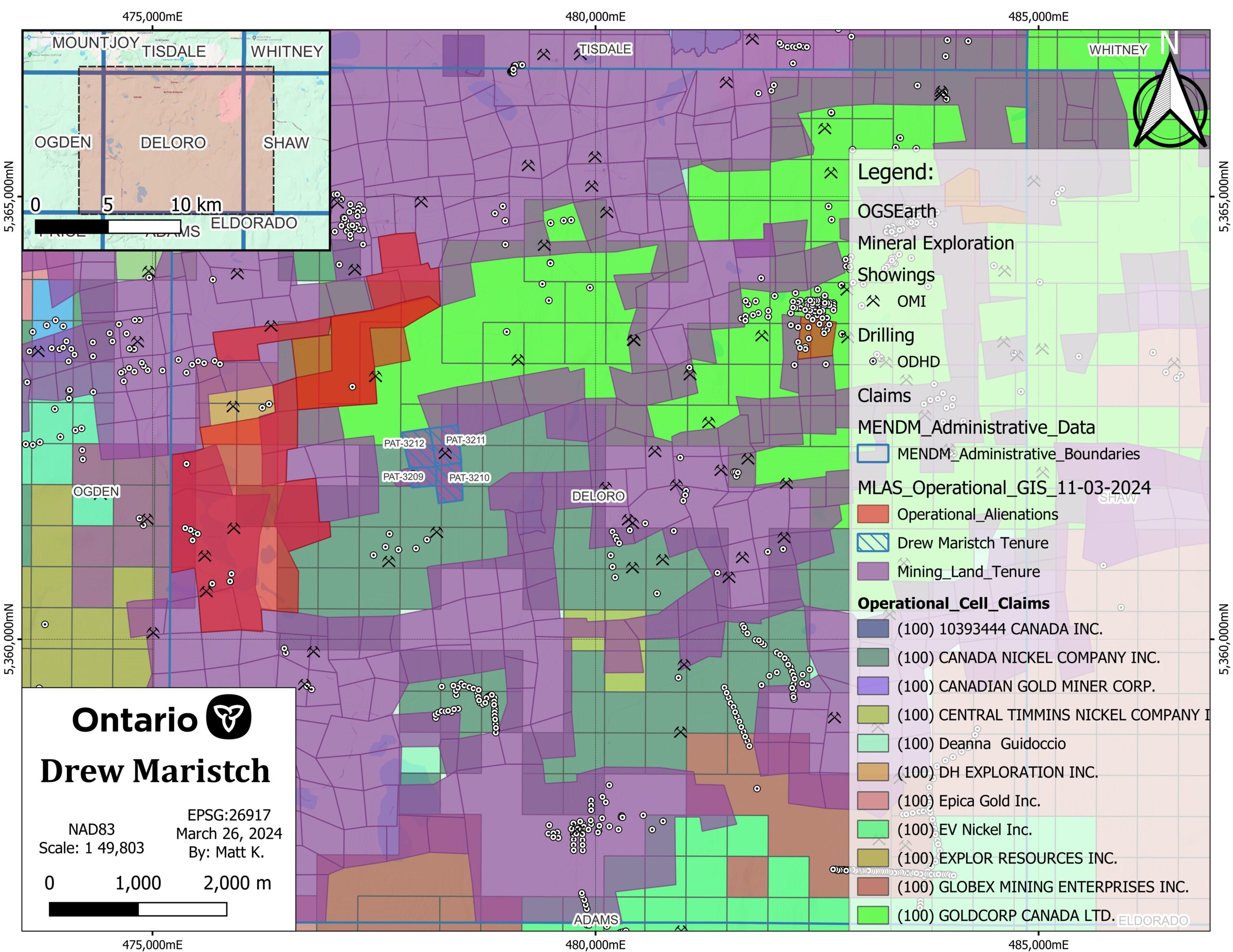 Golden Porcupine SE – Novack Occurrence Gold Property